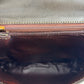 FENDI Leather Janus Mini Olive Green