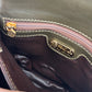 FENDI Leather Janus Mini Olive Green