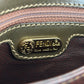 FENDI Leather Janus Mini Olive Green
