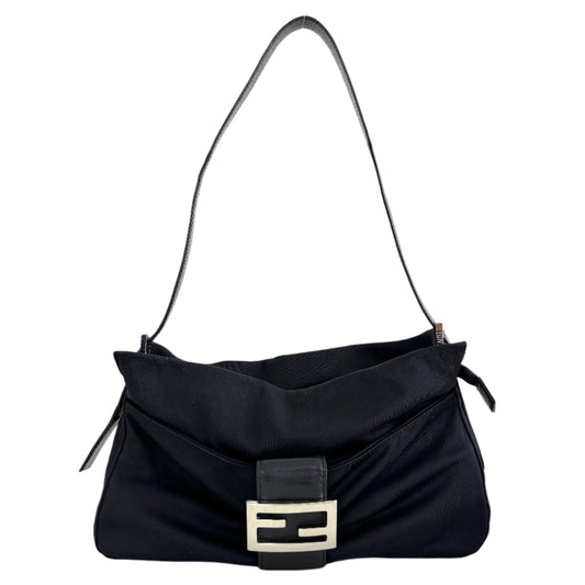 FENDI Neoprene Baguette Black