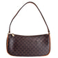 CELINE Macadam Canvas Pochette Brown