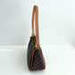 CELINE Macadam Canvas Pochette Brown