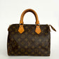 LOUIS VUITTON Speedy 25 with strap