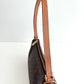 CELINE Macadam Canvas Pochette Brown
