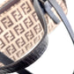 FENDI Zucchino Canvas Mini Shoulder Bag Brown
