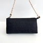 FENDI Zucchino Canvas Pouch Black