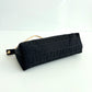 FENDI Zucchino Canvas Pouch Black