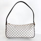 CELINE Macadam Canvas Pochette White