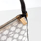 CELINE Macadam Canvas Pochette White