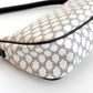CELINE Macadam Canvas Pochette White