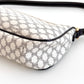 CELINE Macadam Canvas Pochette White