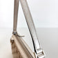 GUCCI Monogram Canvas Abbey Pochette Beige/Silver