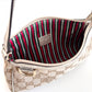 GUCCI Monogram Canvas Abbey Pochette Beige/Silver