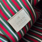 GUCCI Monogram Canvas Abbey Pochette Beige/Silver