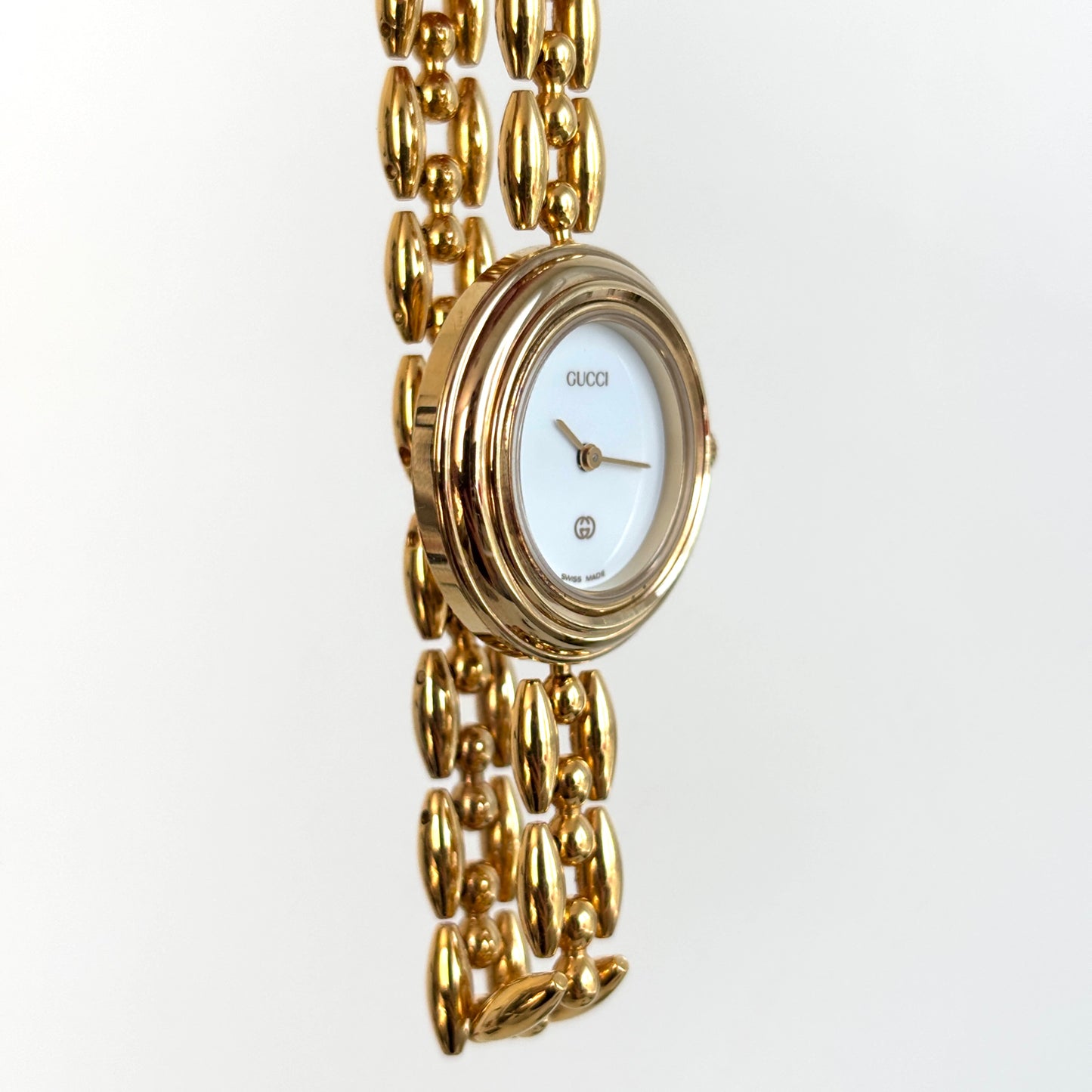 GUCCI Change Bezel Rice Link Multicolor Watch