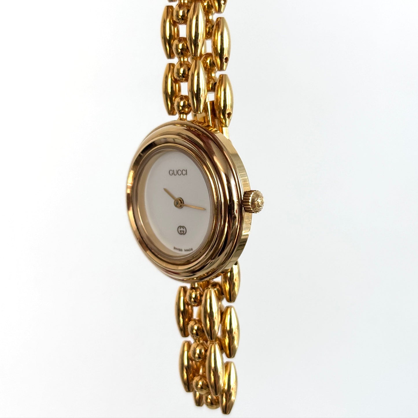 GUCCI Change Bezel Rice Link Multicolor Watch