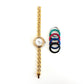 GUCCI Change Bezel Rice Link Multicolor Watch
