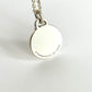 TIFFANY & CO Silver Pendant Necklace