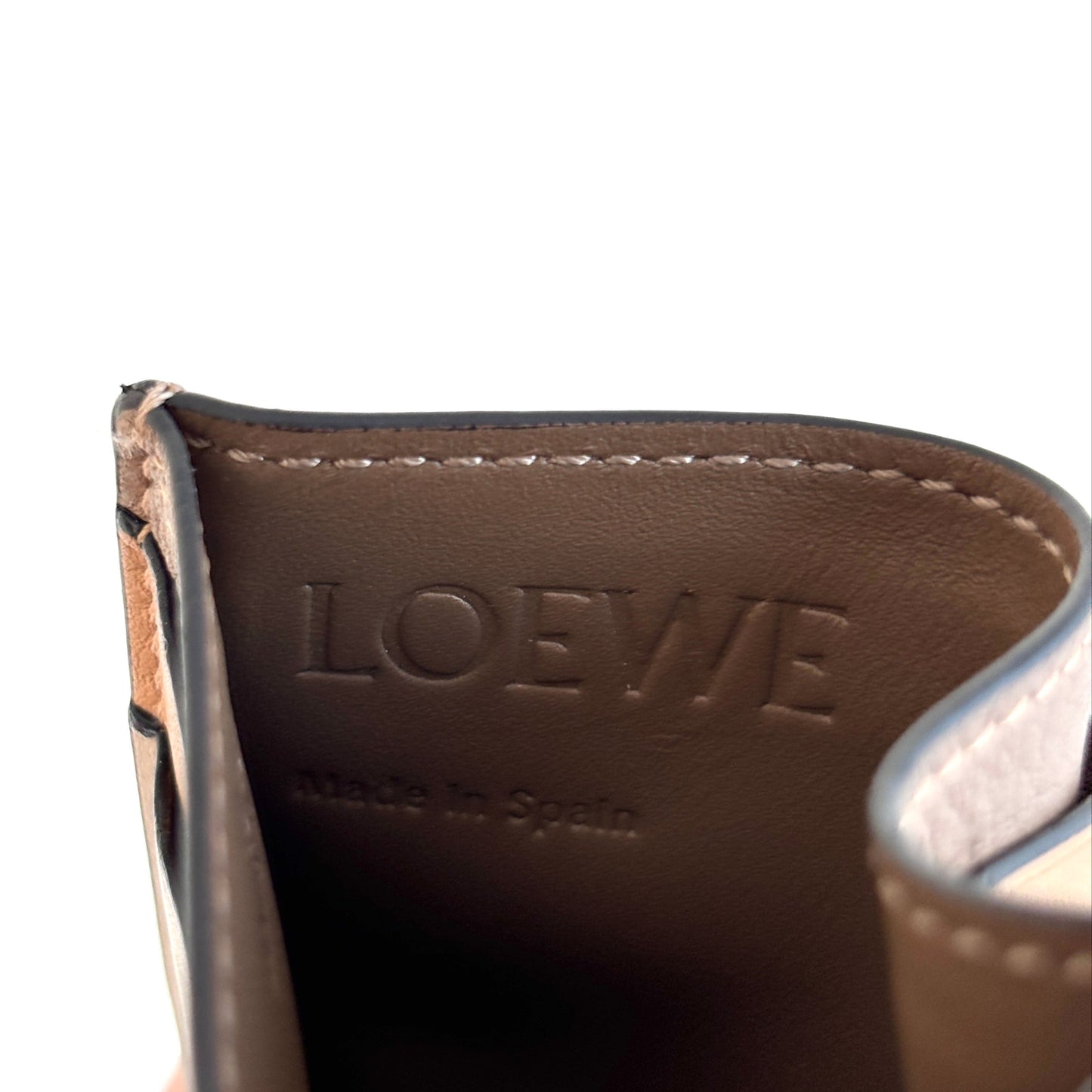 LOEWE Leather Puzzle Cardholder Multicolor