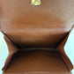 LOUIS VUITTON Monogram Canvas Elise Wallet Brown