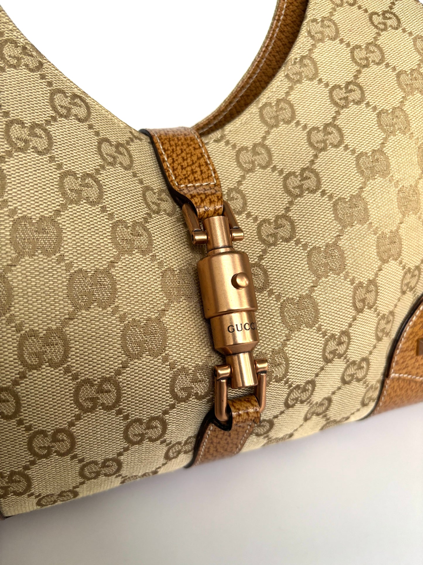 GUCCI Monogram Jackie Bardot