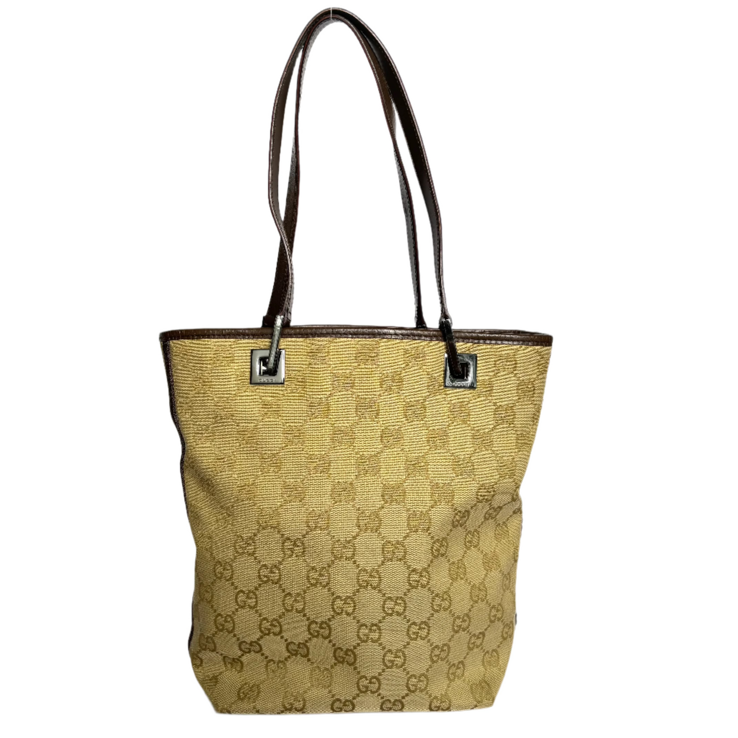 GUCCI Monogram Mini Bucket Tote