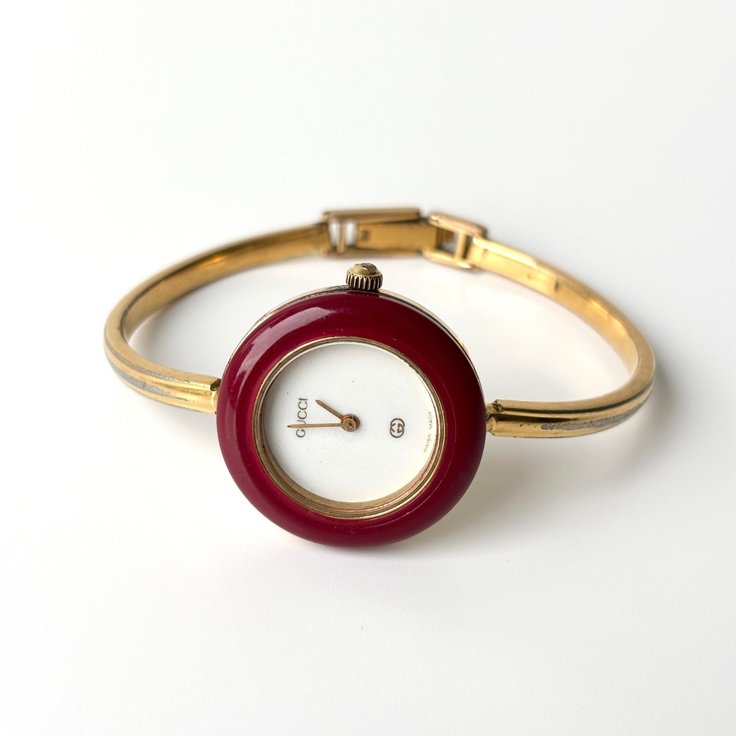 GUCCI Change Bezel Watch Bangle + 5 Bezels