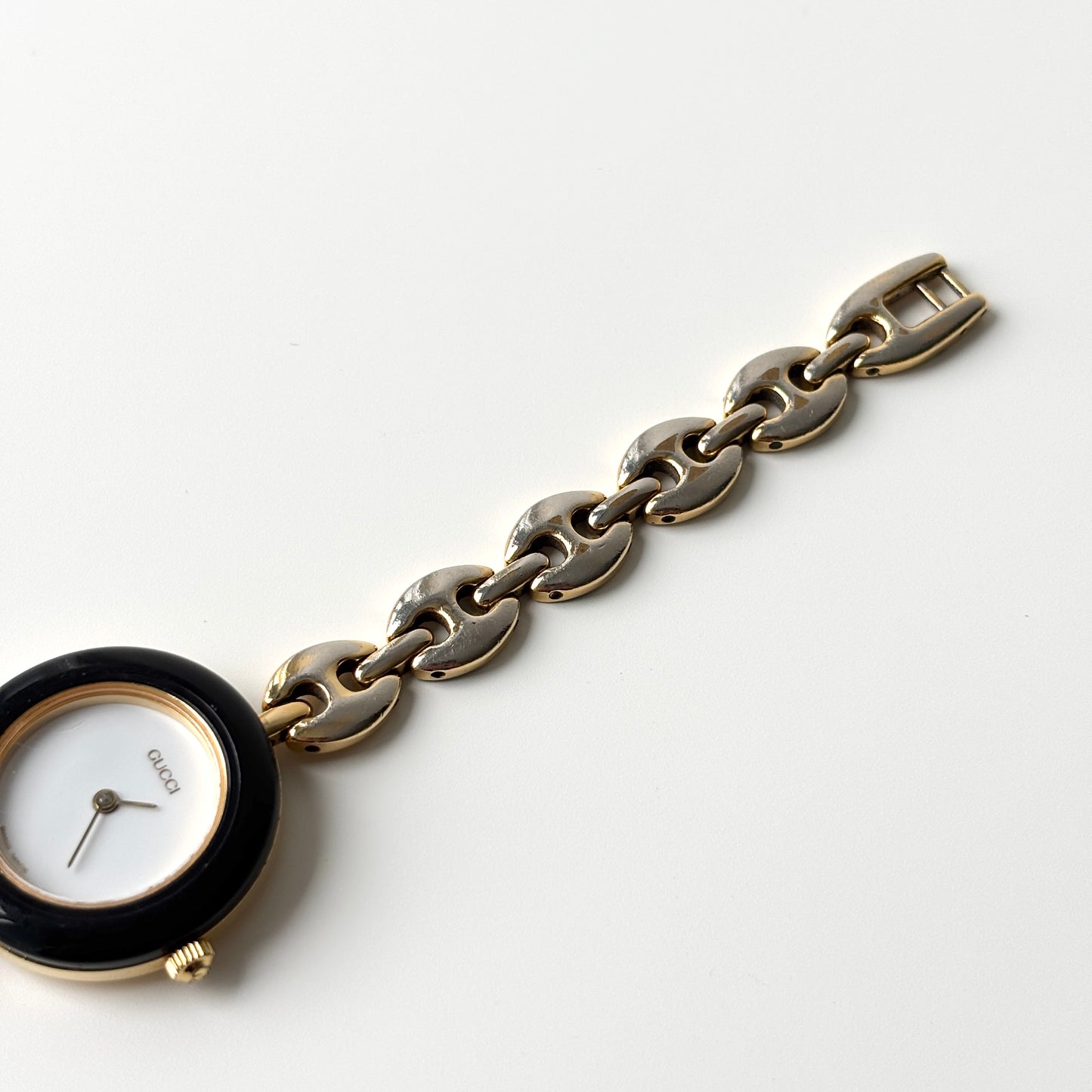 GUCCI Change Bezel Watch Mariner Chain + 5 Bezels