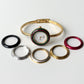 GUCCI Change Bezel Watch Bangle + 6 Bezels (Rare)