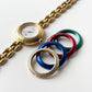 GUCCI Change Bezel Watch Rice Link + 5 Bezels (Rare)