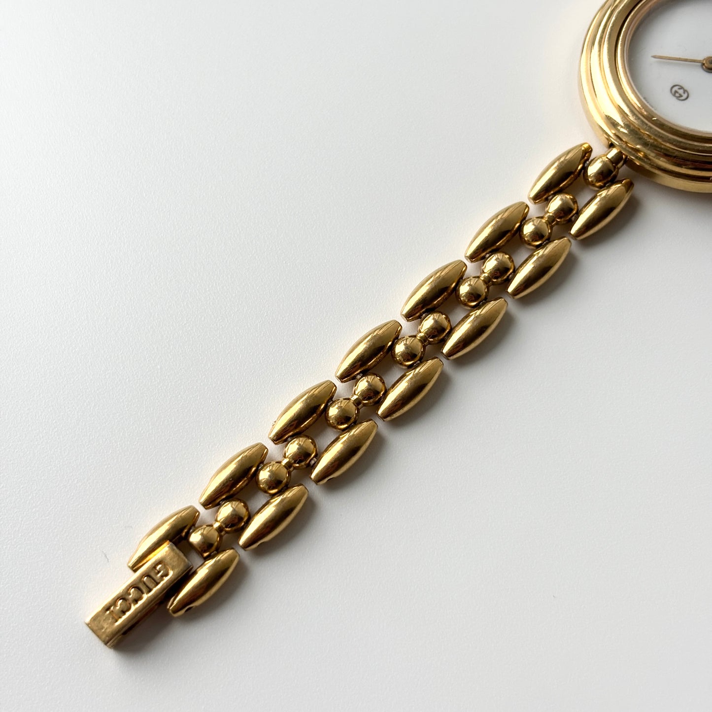 GUCCI Change Bezel Watch Rice Link + 5 Bezels (Rare)