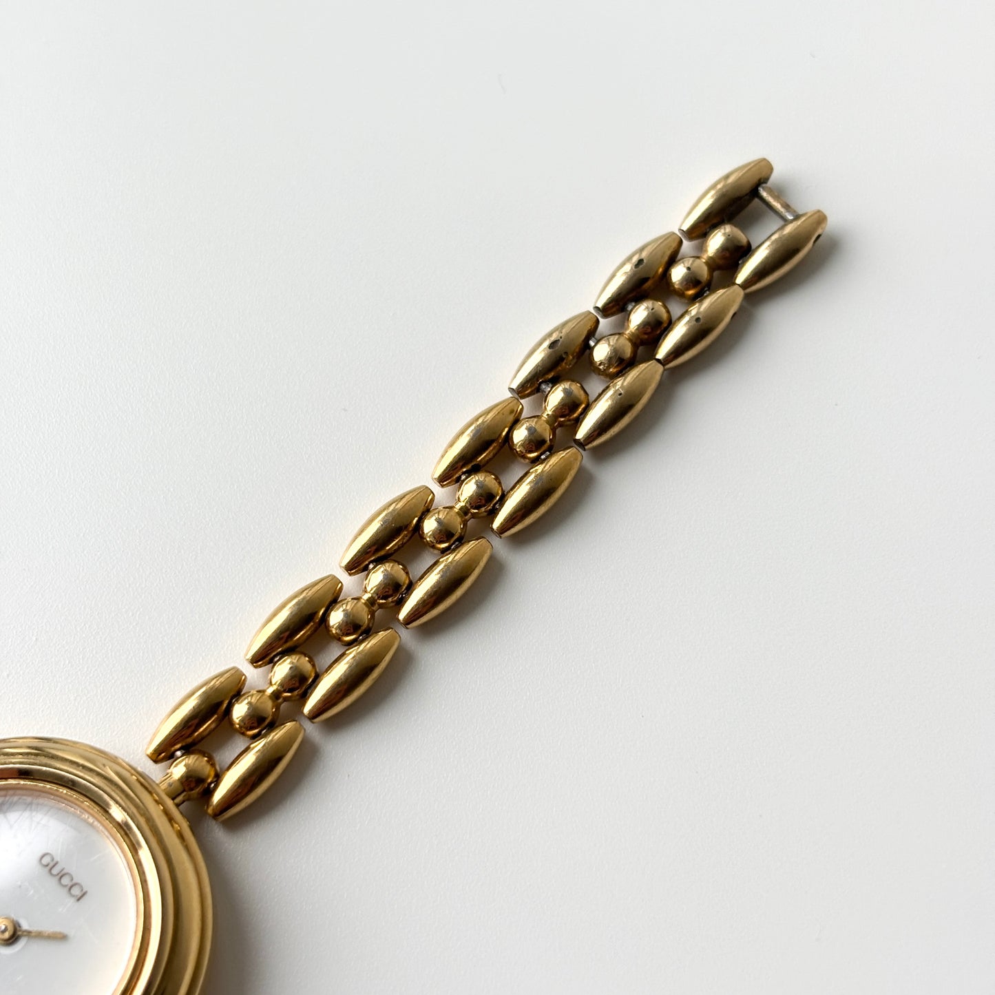 GUCCI Change Bezel Watch Rice Link + 5 Bezels (Rare)