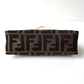 FENDI Zucca Monogram Canvas Mini Pouch Brown