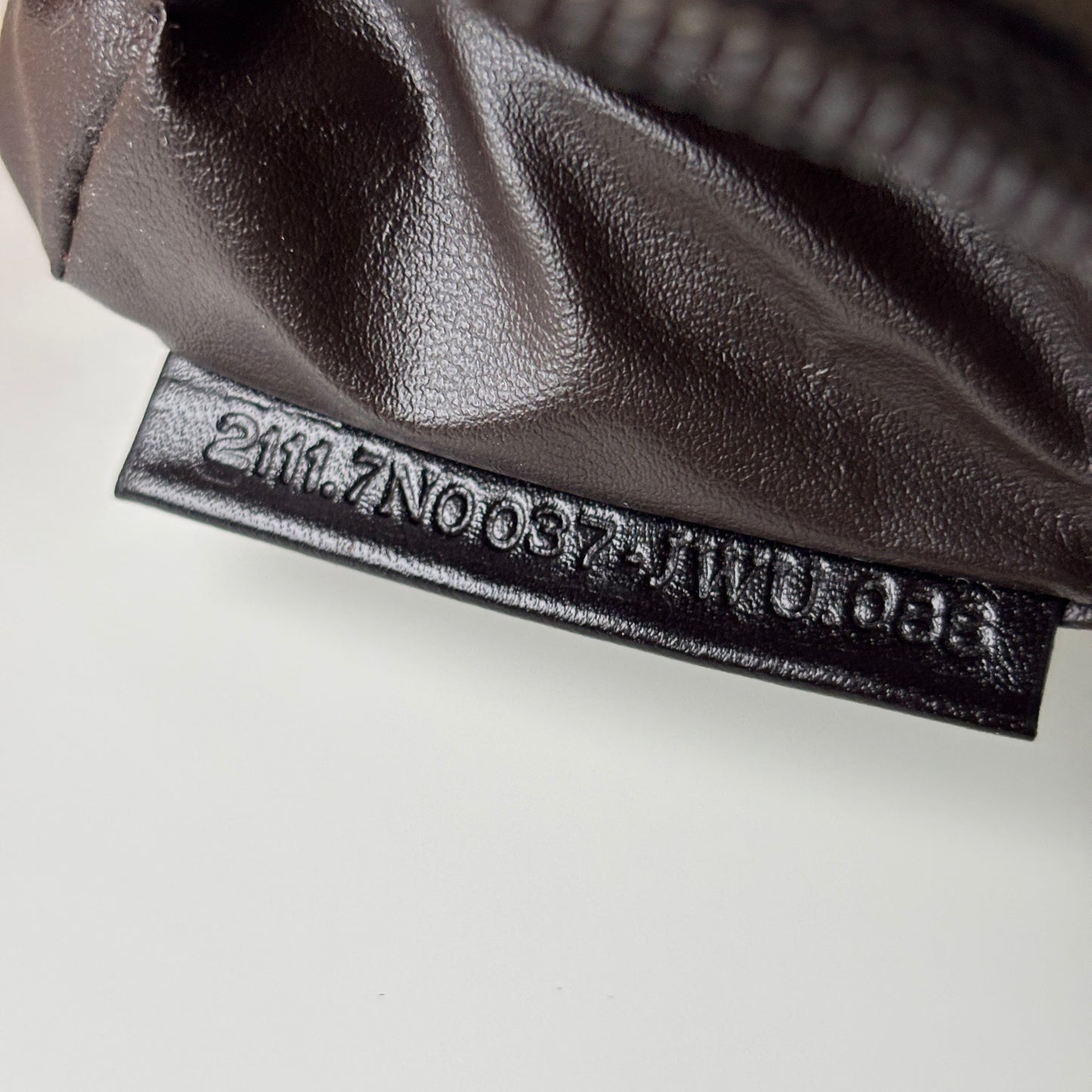 FENDI Zucca Monogram Canvas Mini Pouch Brown