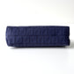 FENDI Zucchino Monogram Canvas Mini Pouch Blue