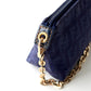 FENDI Zucchino Monogram Canvas Mini Pouch Blue