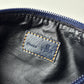 FENDI Zucchino Monogram Canvas Mini Pouch Blue