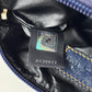 FENDI Zucchino Monogram Canvas Mini Pouch Blue