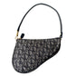 DIOR Diorissimo Monogram Canvas Mini Saddle Navy
