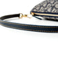 DIOR Diorissimo Monogram Canvas Mini Saddle Navy