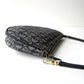DIOR Diorissimo Monogram Canvas Mini Saddle Navy