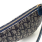 DIOR Diorissimo Monogram Canvas Mini Saddle Navy