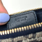 DIOR Diorissimo Monogram Canvas Mini Saddle Navy