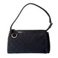 GUCCI Monogram Canvas Abbey Pochette Black