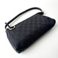 GUCCI Monogram Canvas Abbey Pochette Black