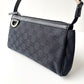 GUCCI Monogram Canvas Abbey Pochette Black