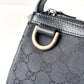 GUCCI Monogram Canvas Abbey Pochette Black
