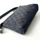 GUCCI Monogram Canvas Abbey Pochette Black