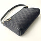 GUCCI Monogram Canvas Abbey Pochette Black