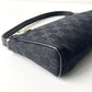 GUCCI Monogram Canvas Abbey Pochette Black